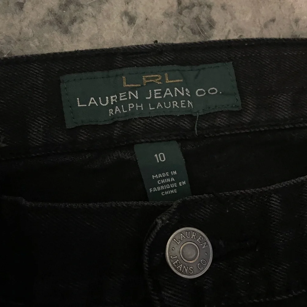 Lauren Ralph Lauren‎ Black Denim Bootcut Jeans Size 10